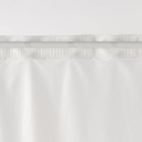 無印良品 花粉をキャッチし熱を通しにくいレースノンプリーツカーテン 幅100×丈198cm用 オフ白 良品計画