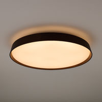 無印良品 LED木製シーリングライト 調光調色機能付 10畳 ダークブラウン MJ-CEW10D 良品計画