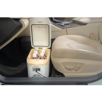 マリン商事 コンパクト車載冷温庫 ひえぽか ホワイト a3306910 1個（直送品）