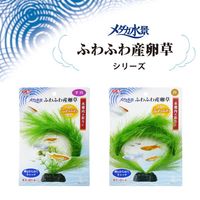 メダカ水景 ふわふわ産卵草 半円 1セット（1個×3）ジェックス 水槽用
