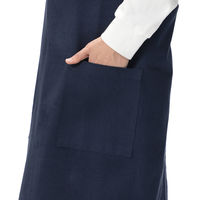 【エプロン】レップ　リサイクルコットンを使ったバッククロスエプロン　ネイビー 7402NV 1枚 アスクル・ロハコ限定 オリジナル