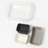 冷凍保存容器 モノクロ 1セット（1個×2） LAKOLE/ラコレ