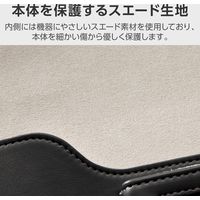パソコンケース 14インチ レザー スリム PCケース フロントポケット付 ブラック BM-IBEM01BK-IL エレコム 1個