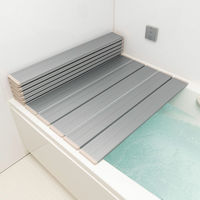東プレ 折りたたみ 風呂ふた 70×140cm Ag 抗菌加工 メタリックグレー 4904892402996 1個