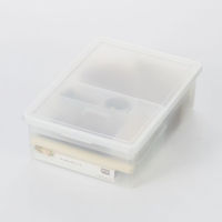 無印良品 ポリプロピレン収納ボックス・ワイド用フタ 幅51×奥行37.5×高さ2.5cm 良品計画（わけあり品）