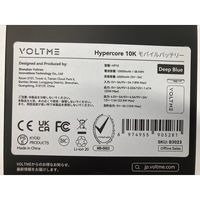 VOLTME モバイルバッテリー 10000mAh 22.5W給電 薄型 USB Type-C + USB-A ケーブル付属 1個