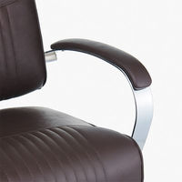 SEVEN BEAUTY (セブンビューティー) スタイリングチェア REST ダークブラウン 37411 1台（直送品）