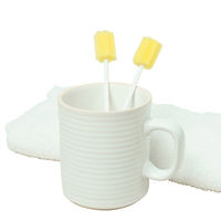 【口腔ケアスポンジ】 スポンジブラシ 口腔ケアスポンジ イエロー 星型 WS2020 1セット(1箱(50本入)×20)