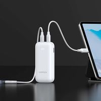 UGREEN 10000mAh 急速充電モバイルバッテリー 30W ホワイト UGR-BY-000005 1個