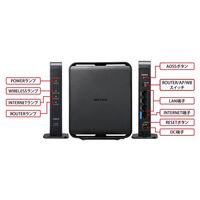 バッファロー Wi-Fi 6（11ax）対応Wi-Fiルーター 1201+300Mbps WSR-1500AX2L/D 1個（直送品）