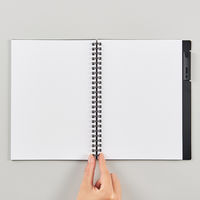 リヒトラブ セルファナオープンリングノートA5 リーフ40枚 N7201-3ボルドーブラック 1冊