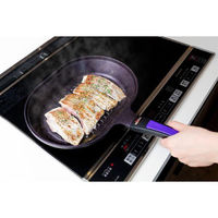 ベストコ グリルパン 魚焼き ガラス蓋付 IH ガス火対応 ダイヤモンドコート ND-5120 1個