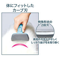 ペティオ Self Trimmer スライドロック式 犬猫用 抜け毛が取れるブラシ レギュラー 抜け毛除去