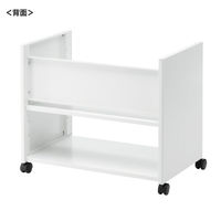 セキュリティラック用スタンド 大 幅800×奥行490×高さ670mm ホワイト RAC-SL4STN 1個（直送品）