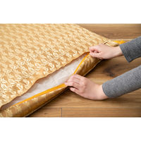 東谷 ROOM ESSENCE 座布団 幅700×奥行700mm ゴールド BC-114FGD 1枚（直送品）