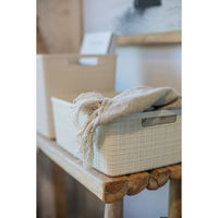 CURVER Jute ジュート ミディアムバスケット 12L ホワイト かご 4545229159581 1個