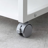 サンワサプライ 複合機向けサイドラック 幅350×奥行600×高さ400～550mm ホワイト LPS-F120 1個（直送品）