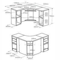 【アウトレット】【軒先渡し】コイズミファニテック ULTAGE コーナーデスク L型 KWD-794MOBK 1台（直送品）