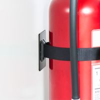 【消火器 転倒防止】 キングジム 地震対策消火器ベルト SH610 1個