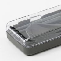 モノクロ箸&スプーンセット ブラック LAKOLE/ラコレ