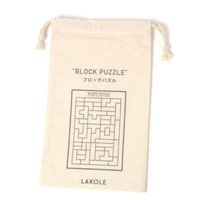 ウッドスクエアパズル グレー LAKOLE/ラコレ