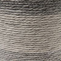 トライカラーバスケット（M） ダークグレー LAKOLE/ラコレ