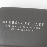 ハード小物ケース（ミニ） チャコール LAKOLE/ラコレ