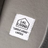 フェイクレザースリッパ ブラック LAKOLE/ラコレ