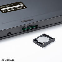 サンワサプライ ソーラー充電Bluetoothキーボード SKB-BTEC1BK 1個