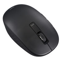 ナカバヤシ Bluetooth 静音5ボタンBlueLEDマウス/ブラック MUS-BKF219BK 1個