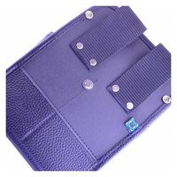 コヅチ 内側ポケット付レザー腰袋 B 黒 1個（直送品）