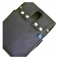 コヅチ 内側ポケット付ナイロン腰袋 A2 黒 1セット(3個)（直送品）