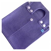 コヅチ 内側ポケット付レザー腰袋 A 黒 1個（直送品）