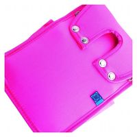 コヅチ 内側ポケット付ナイロン腰袋 A2 桃 1セット(3個)（直送品）