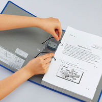 コクヨ　チューブファイル　エコツインR　A4タテ　とじ厚50mm　青　両開きパイプ式ファイル　フ-RT650B　1冊（わけあり品）