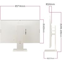 LG Electronics Japan  31.5インチ4Kスマートモニター(3840x2160/IPS) 32SR83U-W（直送品）