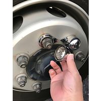 パーマンコーポレーション ゆるみチェックナットキャップクロームメッキ新ISO33mm大型車用10ヶ入 1216130000 1個（直送品）