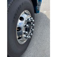 パーマンコーポレーション ゆるみチェックナットキャップクロームメッキ新ISO33mm大型車用10ヶ入 1216173000 1個（直送品）