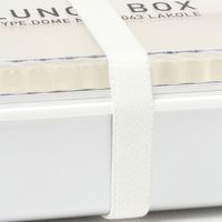 モノクロシルバードームランチボックス ブラック LAKOLE/ラコレ