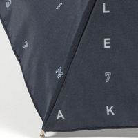 【LAKOLE/ラコレ】 晴雨&遮熱プリント折り畳み傘 ネイビー