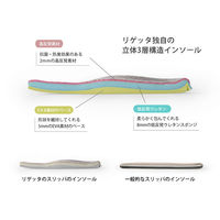 リゲッタ リゲッパ キャメル M CHR001-CAM-M(22.5cm~24.5cm) 1足　サンダル　医療用　ナース（直送品）