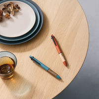 三菱鉛筆 ジェットストリーム × karimoku 多機能ペン 4&1 サンセットオレンジ MSXE5KF05.4 1セット(1本×3)