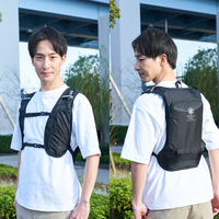 YAMAZEN 水冷服 DIRECT COOL PRO 水冷式ウェア ブラック DC-B04S(B) 1着（直送品）