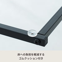 永井興産 スクエアサイドテーブル ラテ 幅450×奥行300×高さ530mm ブラウン NK-332BR 1台（直送品）