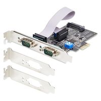 Startech.com シリアルカード PCI Expres x1 2ポート 2S232422485-PC-CARD 1個