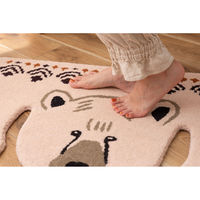 東谷 ROOM ESSENCE アニマルアクセントラグ 600×900mm 設定なし FAB-011C 1枚（直送品）