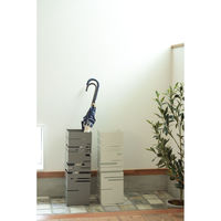 東谷 ROOM ESSENCE 傘立て 幅155×奥行155×高さ490mm グレー LFS-180GY 1台（直送品）