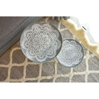 東谷 ROOM ESSENCE トレーテーブル S 幅295×奥行295×高さ295mm グレー LFS-190A 1台（直送品）