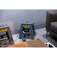 東谷 ROOM ESSENCE クラフタースツール L 幅390×奥行320×高さ390mm グレー LFS-412GY 1台（直送品）