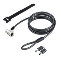 Startech.com セキュリティーワイヤー シリンダー錠 Noble Wedge NBLWK-LAPTOP-LOCK 1個